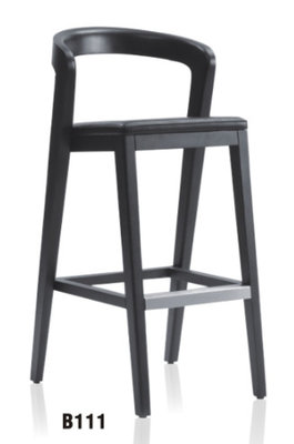 China North Europe style black wooden play bar stool furniture supplier