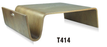 China Offi Scando Table rectanlge bent wood coffee table furniture supplier