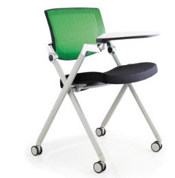 China movable folding chair with tablet supplier