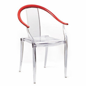 China clear plastic Mi ming chair transparent restaurant dining chair furniture supplier