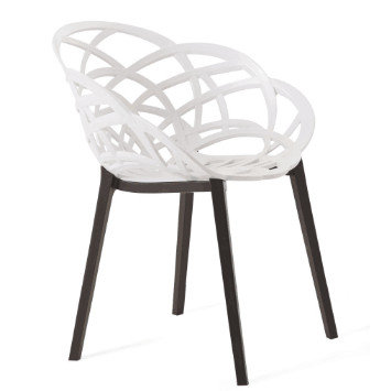 China coffee room plastic arm dining chair furniture supplier