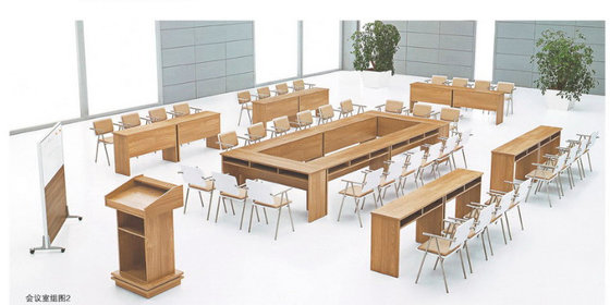 China modern wood podium furniture training room furniture conference room furniture supplier