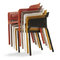 stackable plastic arm dining chair furniture supplier