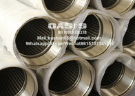 water well screen pipe wedge wire slotted screen pipe for drilling