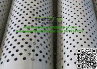 API K55 Steel Round Hole Perforated Screen Pipe Used In Petroleum