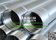 TP304 API seamless steel stainless well casing with thread connection