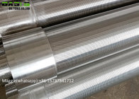 Wedge Wire Stainless Steel Screen water filter well screen pipes for water well drilling