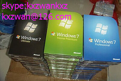 China Windows 7 retail 32 bit x 64 bit DVD,Microsoft Retail Box sealed pack OEM supplier