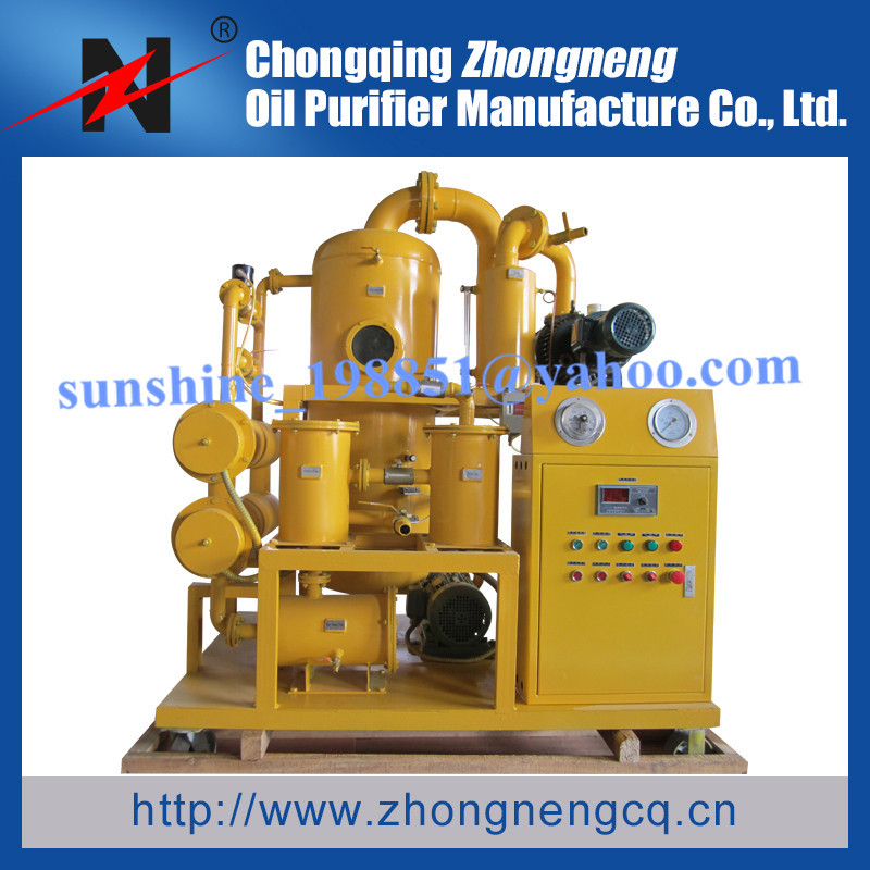 Double Stage High Vacuum Transformer Oil Filtering Solution/OIl Purification Machine