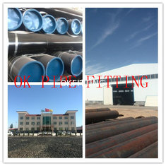 China Longitudinal or spiral weld large-diameter pipes  of thermomechanically rolled strip  Stee supplier
