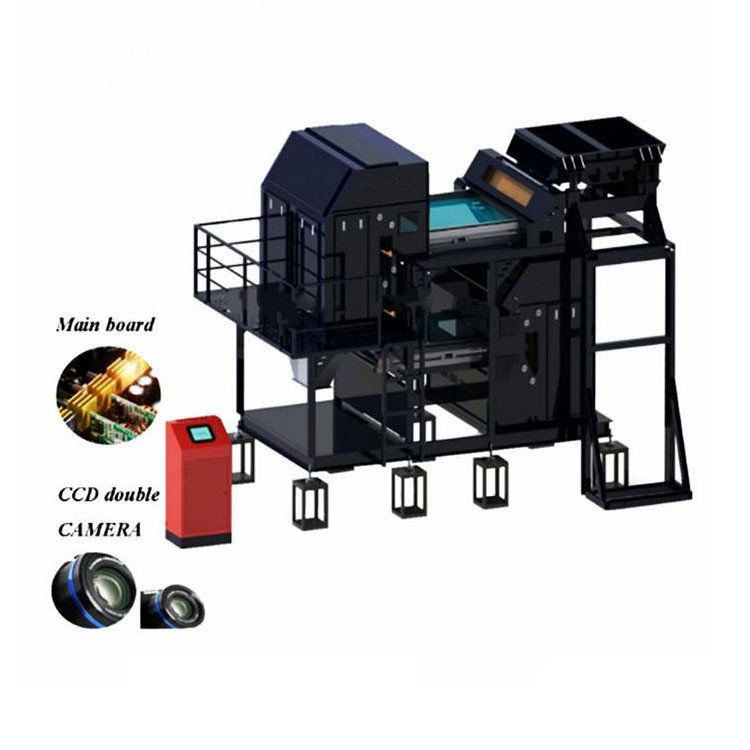 Double Layer minerals Color Sorter Machine, Special stones color sorting machine supplier