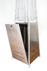 Anti Tip Portable Square Patio Heater With Wheels Propane Butane Fuel Type