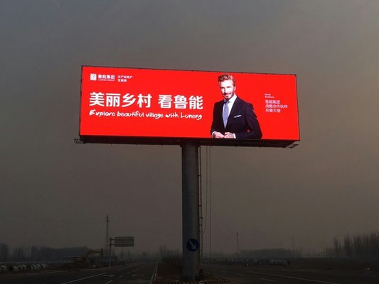 China Electronic RGB LED Display Billboard P8mm Custom Highway LED Vieo Sign supplier