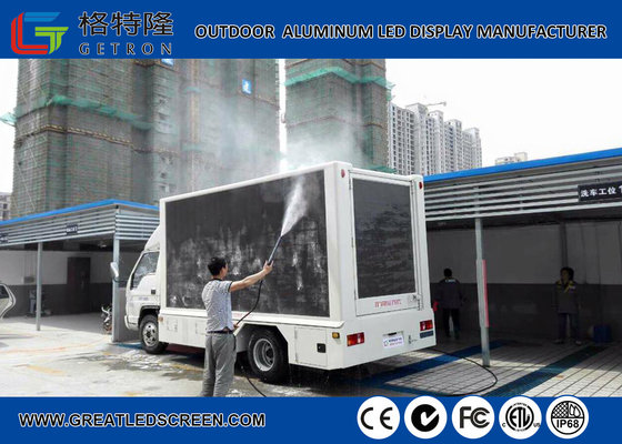China IP68 Truck Mounted Led Display Full Color , Led Mobile Billboard 6mm Pixel Pitch supplier