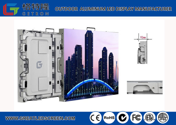 China Fireproof Hd Led Advertising Screen , Led Outdoor Display Board Energy Saving supplier