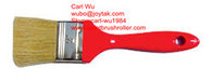 Paint brush natural pure bristle Chinese bristle brush synthetic mixwood handle plastic handle 2 inch PB-007