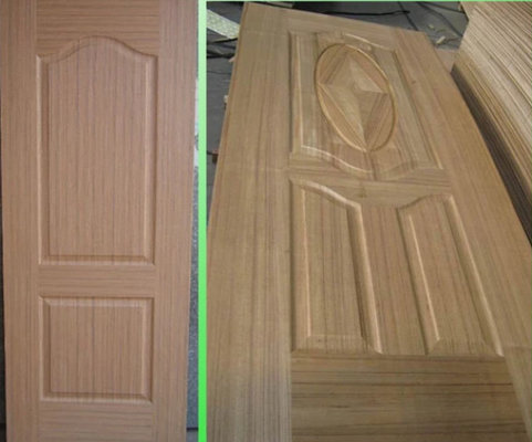China HDF Molded Door Skin/ Ash Door Skin /Sapele Veneer Door Skin supplier