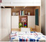 Custom home furniture children wooden double bed designs bunk beds with storage drawers supplier