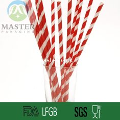China Eco-friendly disposable colorful drinking paper straws supplier