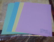 Customized Printed pink yellow blue green color offset bank NCR paper sheets forms