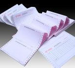 Customized pink yellow blue green color offset bank NCR paper sheets forms