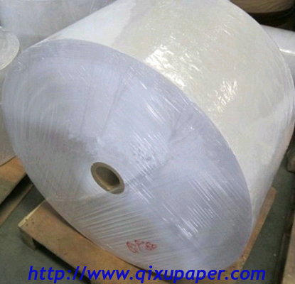 customized Thermal Synthetic adhesive barcode label sticker paper material jombo roll