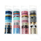 Custom gold silver foil washi tape, Colorful Design Laminated Patterns Washi Tapes