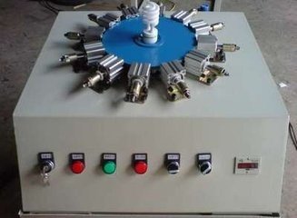 China Bulb Cap Crimping Punching Machine For LED E27 B22 E40 Lamp Cap Production supplier