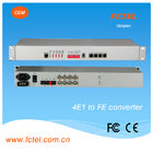 China E1 to FE + POE  Protocol Media Converter manufacturer
