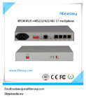China Desk top PCM MUX 8 lines telephone POTS over E1 channel with single power company