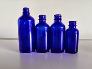 Blue Color 15ml Glass Dropper Bottles , Essential Oil Dropper Bottle Boston euro bottle
