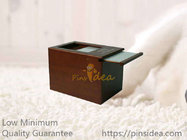 Good Quality Pet Aftercare Rich Cherry Wooden Photo Frame Funeral Supply Cremation Ashes Urn Box. Guality Guarantee.