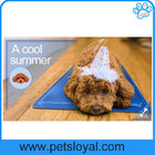 Re-useable self-cooling nontoxic dog cooling pad pet gel bed mat China Factory