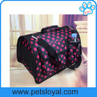 Factory Pet Supply Product Oxford PU Large Travel Pet Dog Cat Carrier Bag