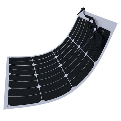 60W Flexible Solar Panels For Motorhomes , Sunpower Solar Cells Virtually Unbreakable