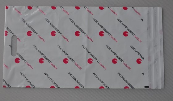 China Plastic Postage Bags Packing Use White Custom Printed Poly Mailer Bag supplier