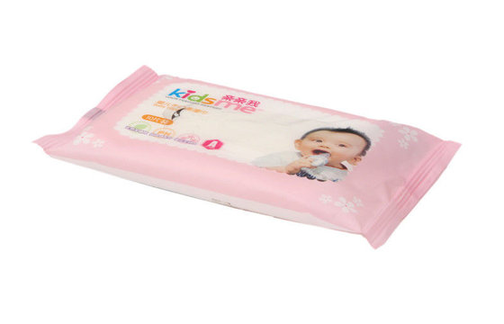 China Laminated Custom Printed Plastic Wet Wipes Packaging Bags For Promotion supplier