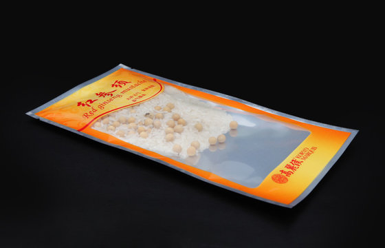 China Custom Printed Heat Seal Packaging Bags Plastic With Clear Window For Snack Food supplier