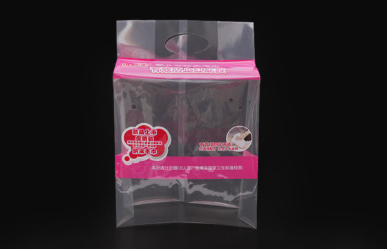 China Transparent Plastic Wet Wipes Packaging , Recyclable Gusset Bag supplier