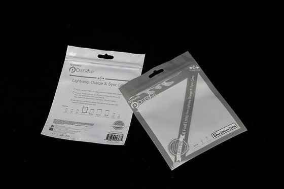 China Custom Printed Plastic  Bags for Package Cable / ipod / iphone / ipad supplier