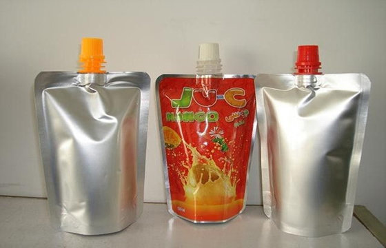 China Moisture Proof Stand up Spout Pouches for Juice and Soft Drink supplier