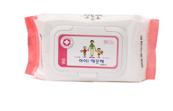 China Side Gusset Baby Wet Wipes Packaging With Removeable Labels supplier
