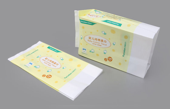 China PET / PE Alcohol Label Wet Tissue Packaging Gravure Printing Moisture Proof supplier