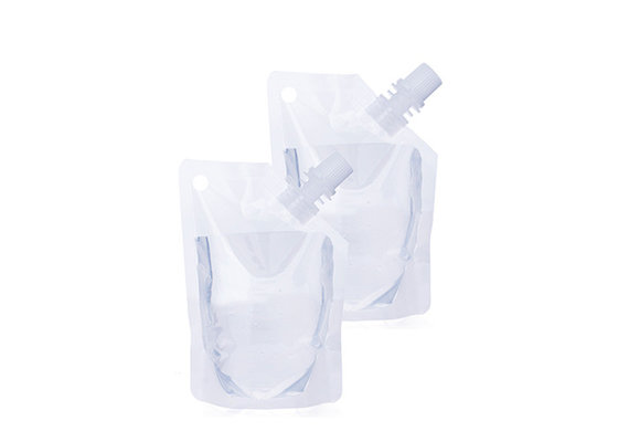 China Stand Up Clear Plastic Juice Drinking Spout Pouch Doypack Wholesale supplier