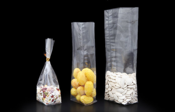 China Clear / Transparent Opp Printed Block Bottom Bags For Chocolates And Cookies supplier