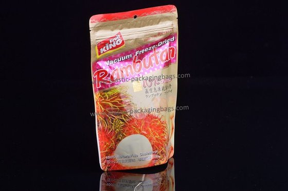 China Customized Aluminum Foil Snack Packaging Bag with Zipper and Tear Notch supplier