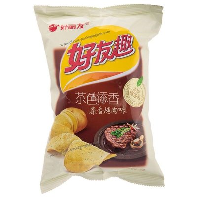 China Back Seal Potato Chips Packaging , Custom Snack Food Packaging Bag supplier