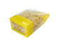 Custom Printed Food Grade Plastic Side Gusset Clear Cellophane Square Bottom Bag supplier