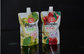 Plastic Standing Juice / Water Spout Pouches , Spouted Bag for Liquid Packing supplier