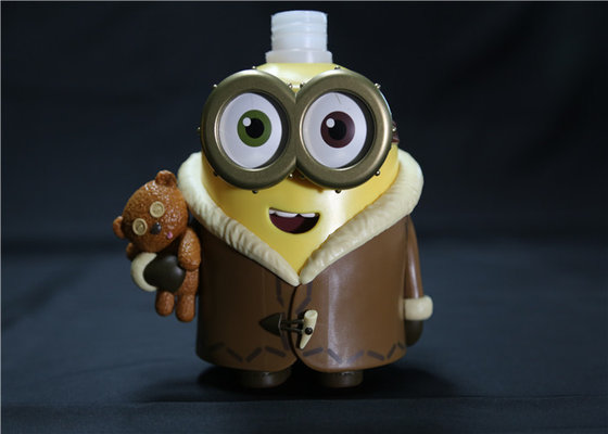 China Lovely Minions Figure Cartoon Plastic Bottle For Promotion Gift 16*8*8cm supplier
